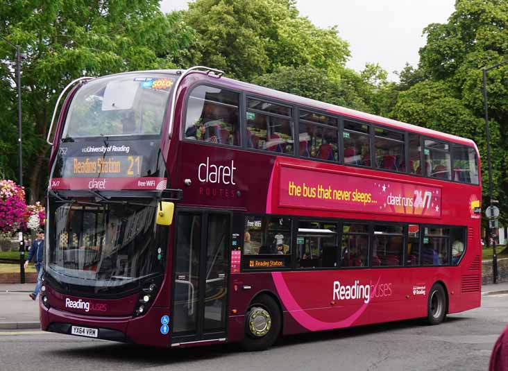 Reading Buses ADL Enviro400 MMC 752